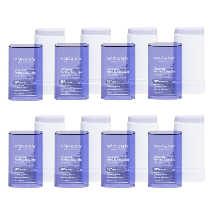 Wholesale Mary&May - Vegan Peptide Bakuchiol Sun Stick SPF50+ PA++++ - 18g 8ea Set | Carsha