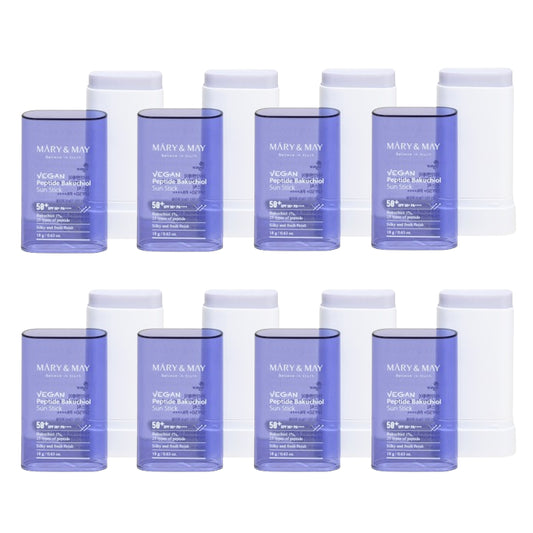 Wholesale Mary&May - Vegan Peptide Bakuchiol Sun Stick SPF50+ PA++++ - 18g 8ea Set | Carsha