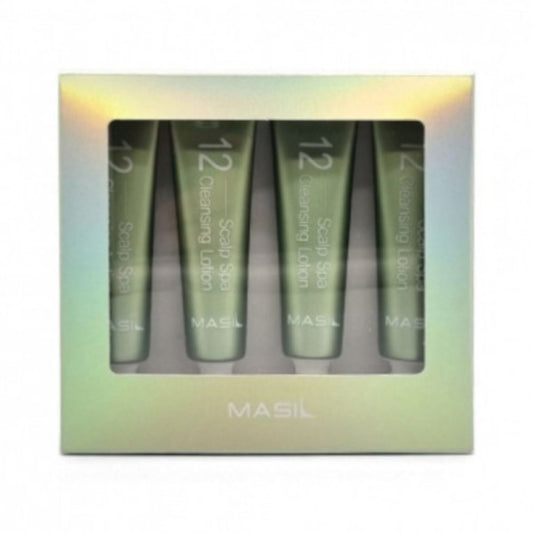 Wholesale Masil - 12 Scalp Spa Cleansing Lotion Pack - 15ml X 4pcs | Carsha