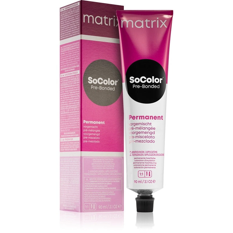 Wholesale Matrix So Color pre-bond pittura per capelli resistente 90 ml Full Palette 5 A marrone chiaro frassino | Carsha