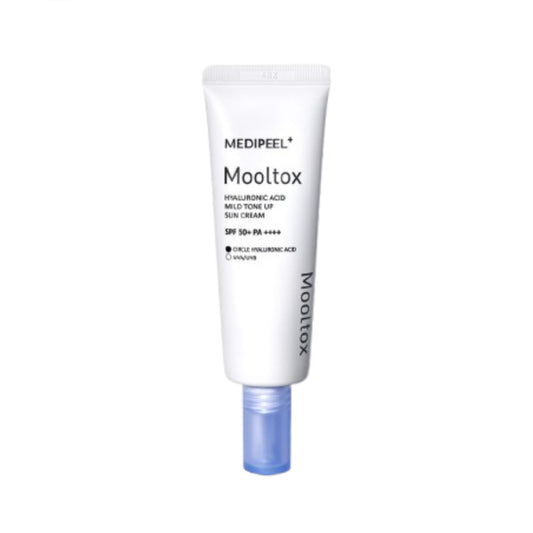 Wholesale MEDIPEEL+ - Hyaluronic Acid Mooltox Mild Tone Up Sun Cream SPF50+ PA++++ - 50g | Carsha