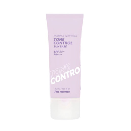 Wholesale MEMEBOX - I'M MEME Purple Cotton Tone Control Sun Base - 40ml | Carsha