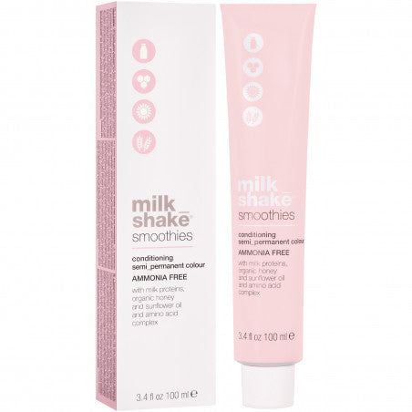 Wholesale Milk Shake Smoothie Semi-Perm - Tintura per capelli senza ammoniaca 100 ml, Tintura Capelli 5 | 5N || Marrone chiaro | Carsha
