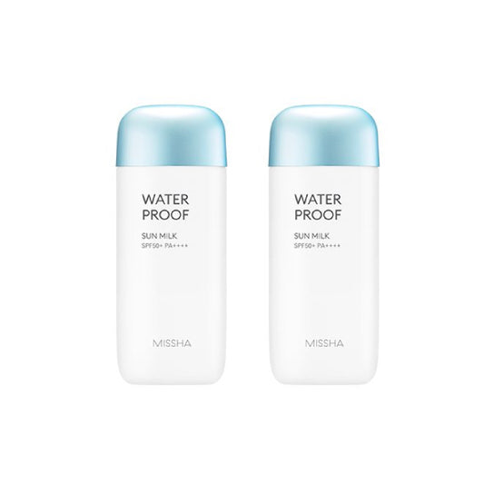 Wholesale MISSHA All-Around Safe Block Waterproof Sun Milk - 70ml 2ea Set | Carsha