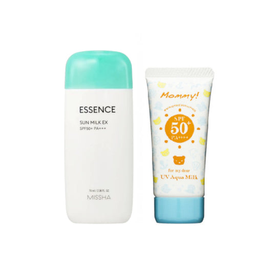 Missha Essence Milk X Isehan Hero Sunscreen Set A