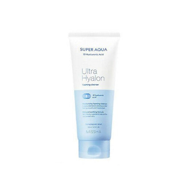 Wholesale Deal MISSHA - Super Aqua Ultra Hyalon Foaming Cleanser - 200ml | Carsha