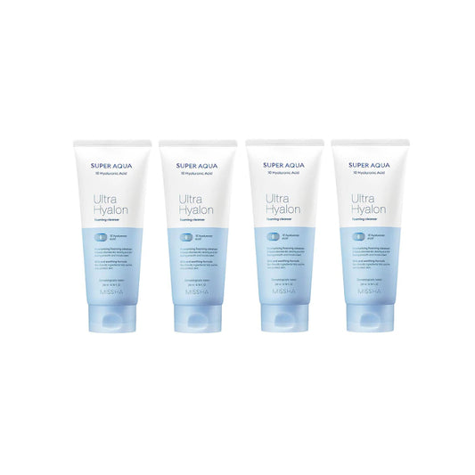 Wholesale MISSHA - Super Aqua Ultra Hyalon Foaming Cleanser - 200ml 4ea Set | Carsha