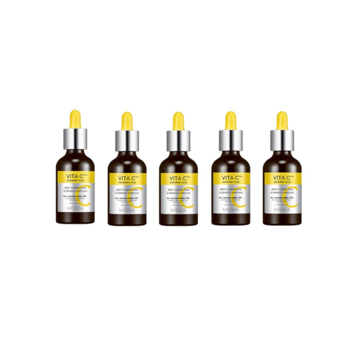 Wholesale MISSHA Vita C Plus Spot Correcting & Firming Ampoule New Version - 30ml 5ea Set | Carsha