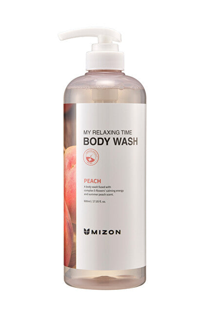 Mizon Gel doccia Peach My Relaxing Time ( Body Wash) 800 ml