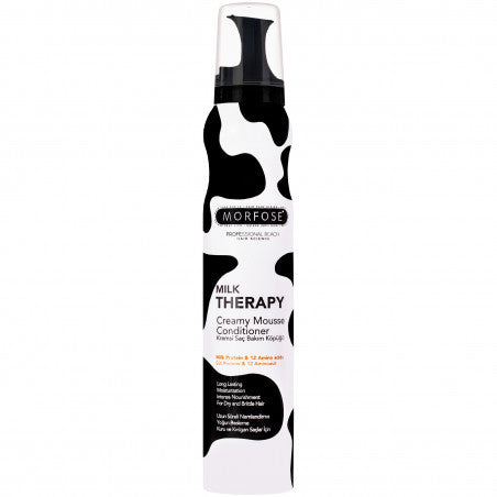 Wholesale Morfose Milk Therapy Creamy Mousse Conditioner – balsamo in schiuma per capelli secchi e indeboliti, 200ml | Carsha