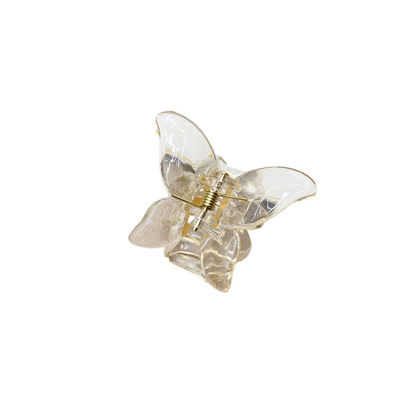Wholesale MsBlossom - Butterfly Hair Claw - 1pc - Yellow Transparent | Carsha