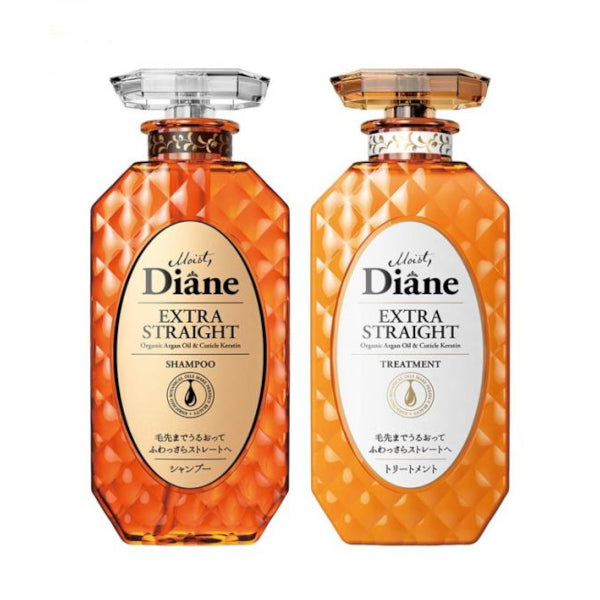 Wholesale NatureLab - Moist Diane Perfect Beauty Extra Straight Shampoo & Treatment Set - 450ml + 450ml | Carsha