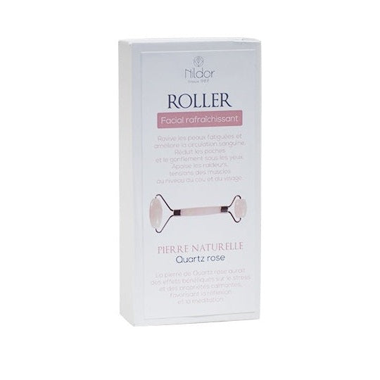 Wholesale Nildor Roller Facial Rinfrescante Pietra Naturale Quarzo Rosa | Carsha
