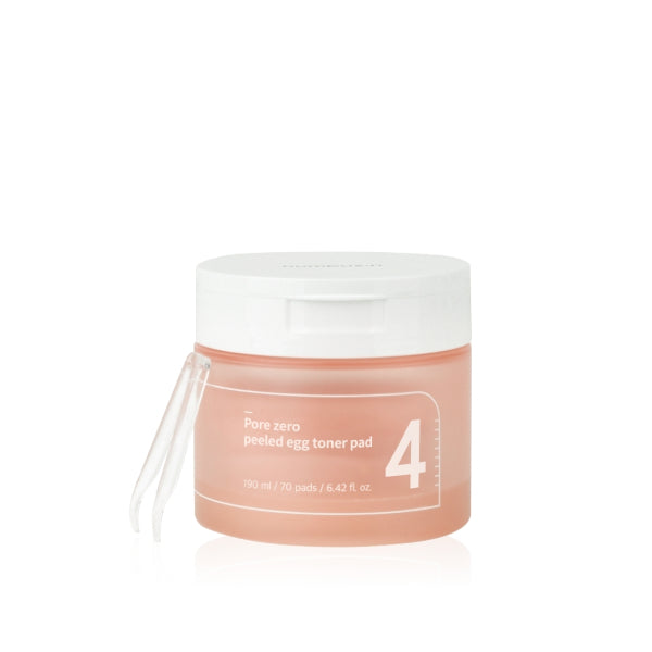 Wholesale numbuzin - No.4 Pore Zero Peeled Egg Toner Pad - 190ml/70pads | Carsha