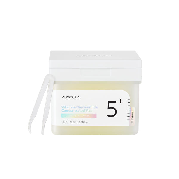 Wholesale DEAL numbuzin - No.5+ Glutathione Vitamin Concentrated Pad - 180ml/70pads | Carsha