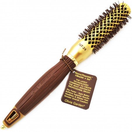 Wholesale Olivia Garden NanoThermic Round Thermal NT 24 Spazzola Capelli termica | Carsha