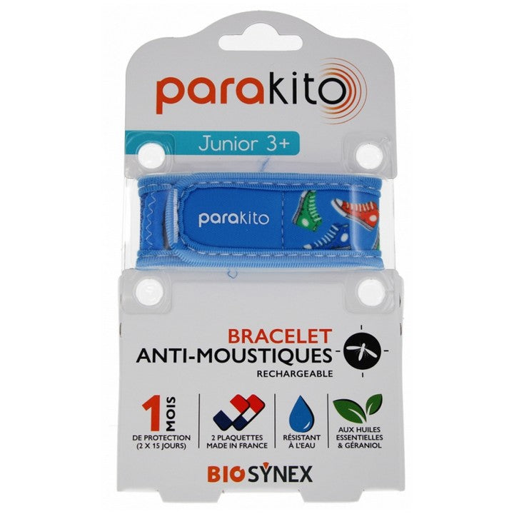 Braccialetto repellente per zanzare ricaricabile Parakito Junior 3+ Scarpe da ginnastica