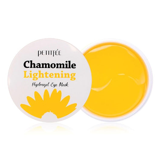 Wholesale Deal PETITFEE - Chamomile Lightening Hydrogel Eye Mask - 60pcs | Carsha