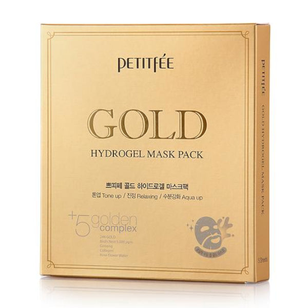Wholesale PETITFEE - Hydrogel Mask Pack - 5pcs - #Gold | Carsha
