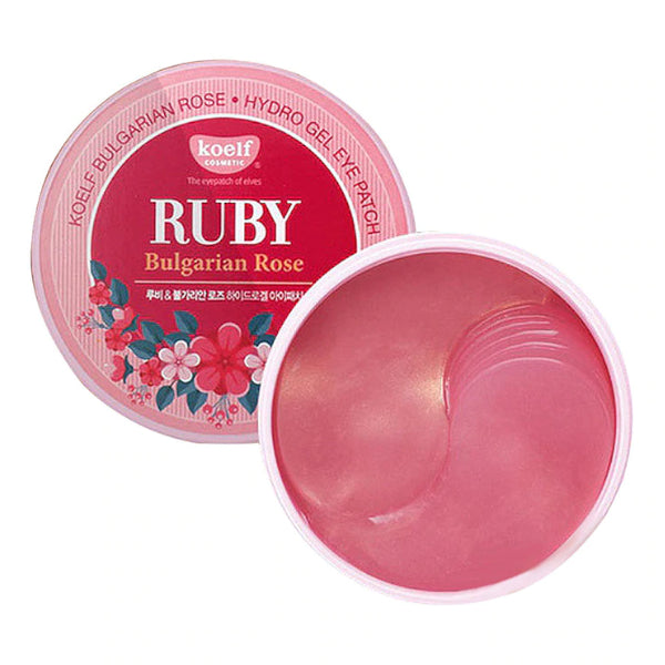 Wholesale PETITFEE - koelf Ruby & Bulgarian Rose Eye Patch - 60pcs | Carsha