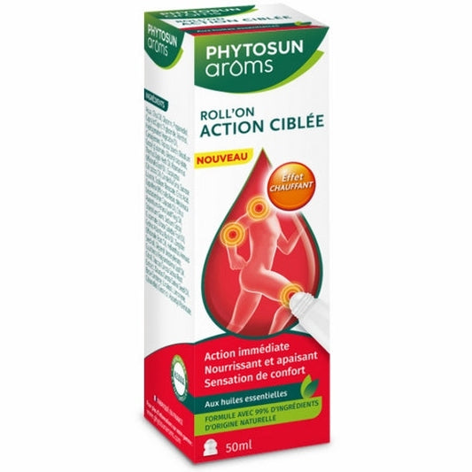 Wholesale Phytosun Arôms Roll'on Azione Mirata Effetto Riscaldante 50 ml | Carsha