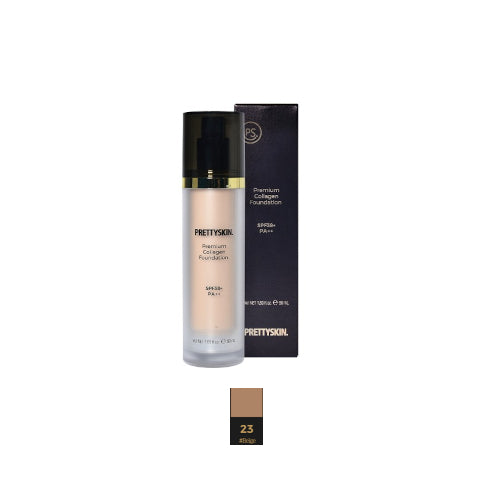 Wholesale PRETTYSKIN - Premium Collagen Foundation - 50ml - 23 Beige | Carsha