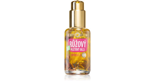Olio di pelle rosa biologico con fico d'india e Q10 45 ml