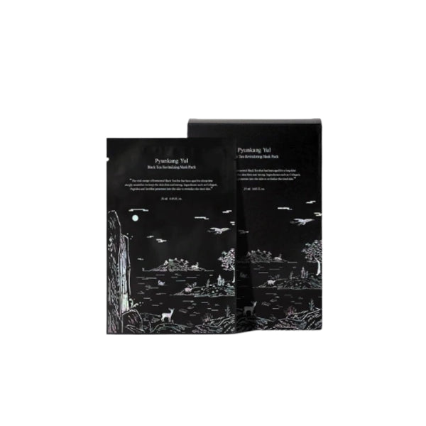 Wholesale Deal Pyunkang Yul - Black Tea Revitalizing Mask Pack - 10pcs | Carsha