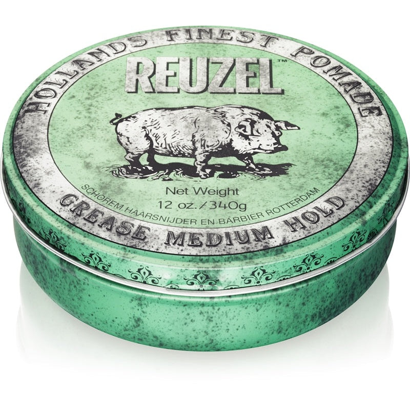 Wholesale Lard Green Grease Medium Pomade 340g | Carsha
