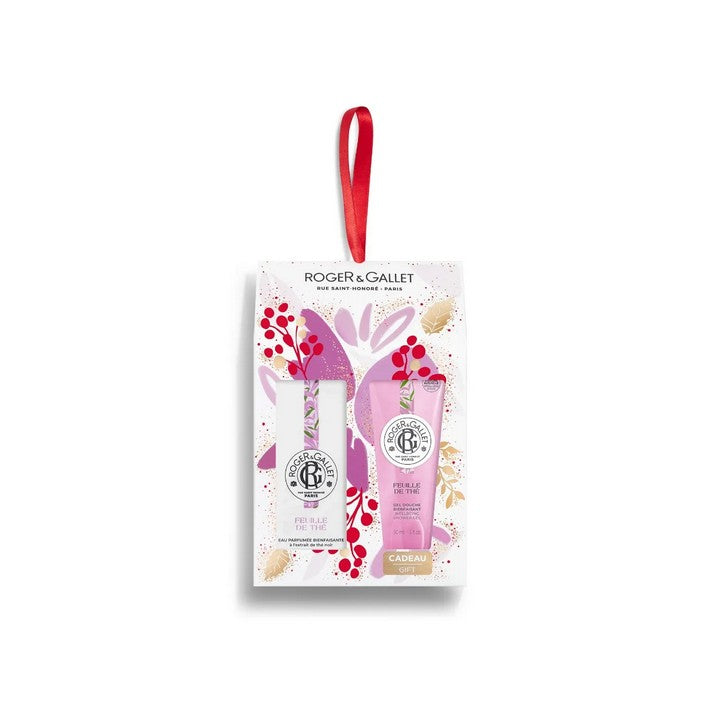 Wholesale Roger & Gallet Foglia Di Tè Acqua Profumata Benefica 30ml + Gel Doccia Benefica 50ml Offerto | Carsha