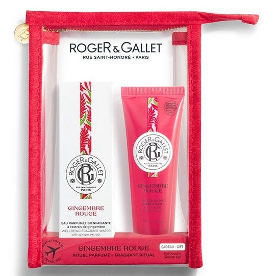 Wholesale Roger & Gallet Zenzero Rosso - Kit Acqua Profumata Benefica 30 ml + Gel Doccia 50 ml OMAGGIO | Carsha