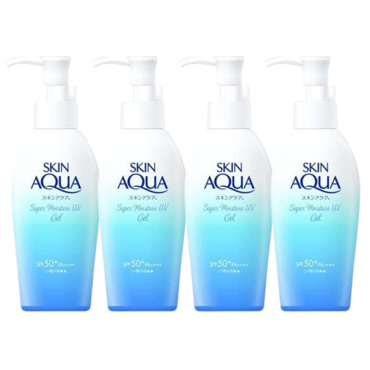 Wholesale Rohto Mentholatum Skin Aqua Sunscreen Super Moisture Gel Pump 4ea Set | Carsha