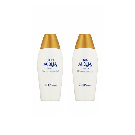 Wholesale Rohto Mentholatum Skin Aqua UV Super Moisture Gel Hydrating Sunscreen 2ea Set | Carsha