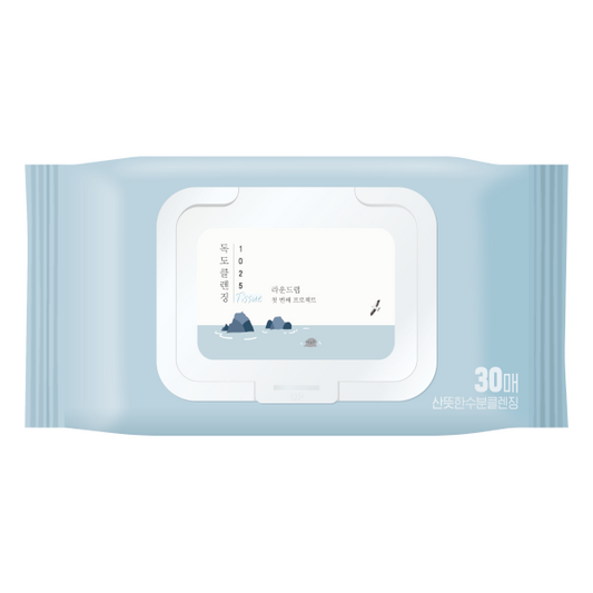 Wholesale DEAL Round Lab - 1025 Dokdo Cleansing Tissue - 178g 30ea | Carsha