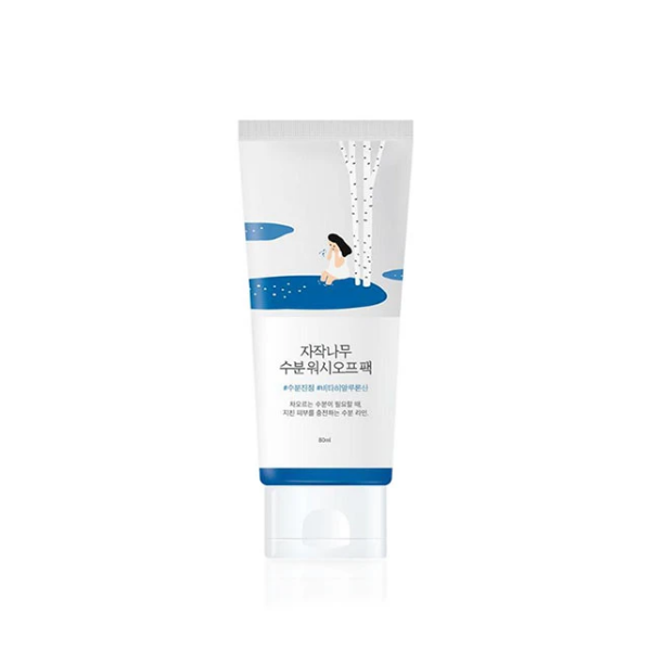 Wholesale Deal Round Lab - Birch Juice Moisturizing Wash Off Pack - 80ml | Carsha