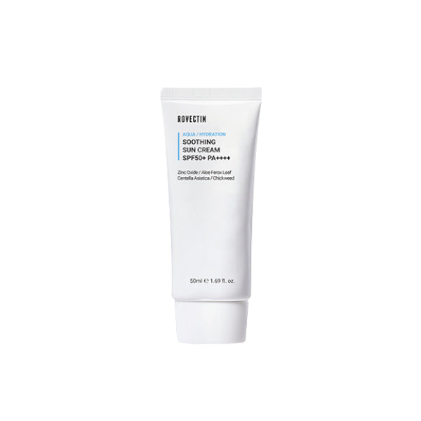 Wholesale ROVECTIN - Aqua Soothing Sun Cream SPF50+ PA++++ New Version of Skin Essentials Aqua Soothing UV Protector - 50ml | Carsha