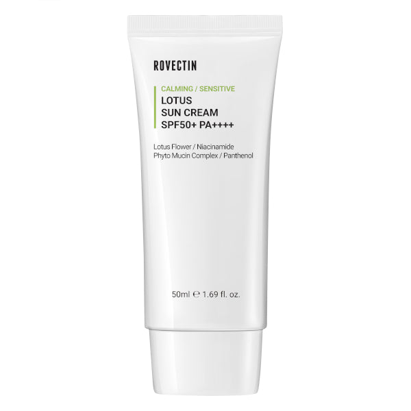 Wholesale ROVECTIN - Calming Lotus Sun Cream SPF50+ PA++++ - 50ml | Carsha
