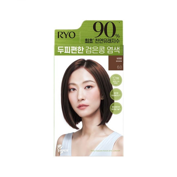 Wholesale Ryo Hair - Vegan Hair Dye Cream - 120g - 6.0 Brown | Carsha