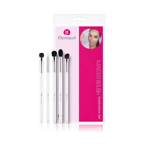 Dermacol Set di pennelli cosmetici con custodia e pennello Master (set di ombretti)