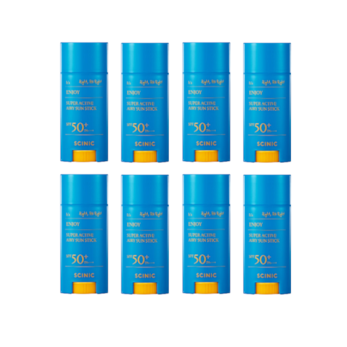 Wholesale SCINIC Enjoy Super Active Airy Sun Stick SPF50+ PA++++ - 15g 8ea Set | Carsha