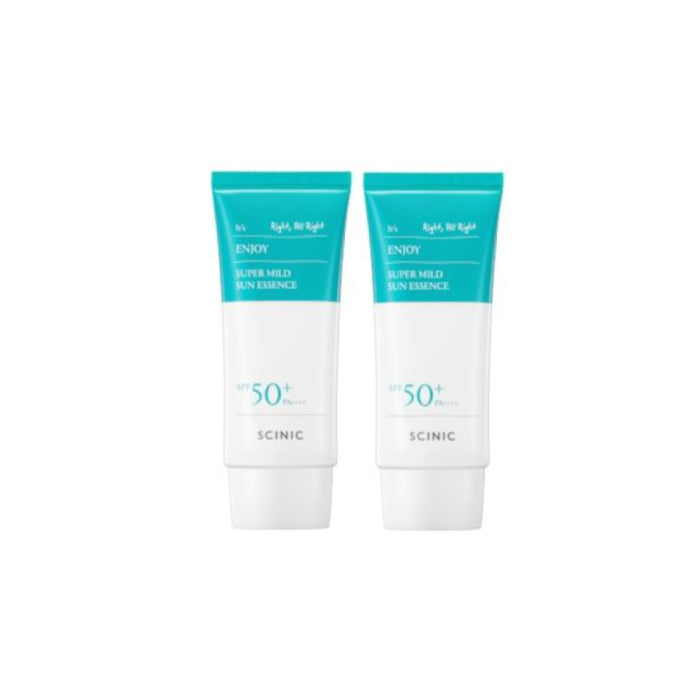 Wholesale SCINIC - Enjoy Super Mild Sun Essence SPF50+ PA++++ - 50ml 2ea Set | Carsha