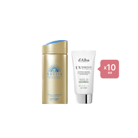 Shiseido x d'Alba - Best Sunscreen Set