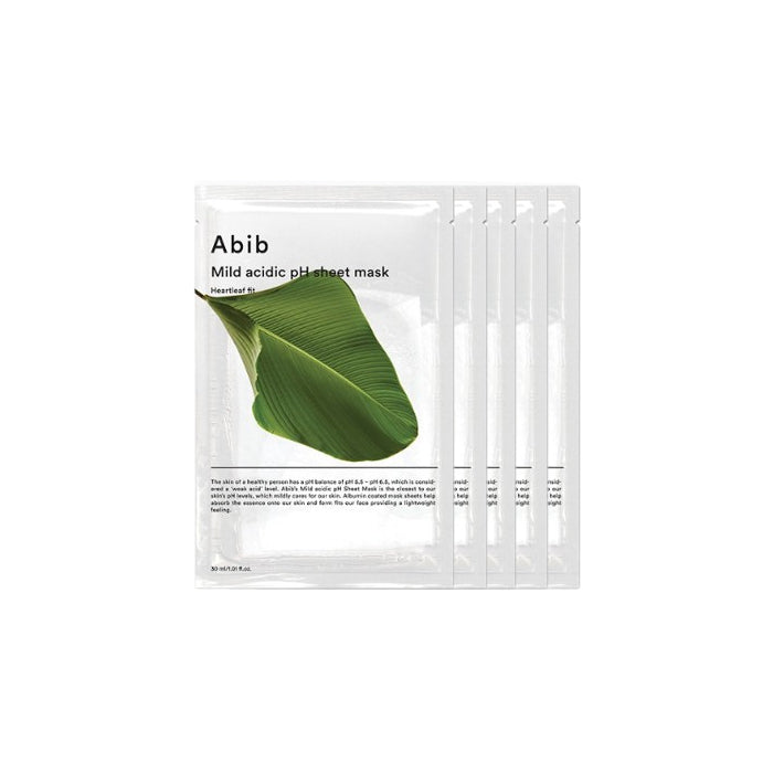 Wholesale Abib - Mild Acidic pH Sheet Mask - Heartleaf Fit 5ea Set | Carsha