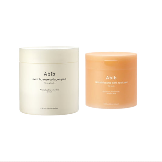 Wholesale Abib - Glutathiosome Dark Spot Pad 1ea X Jericho Rose Collagen Pad 1ea Set | Carsha