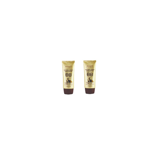Wholesale ANJO - Natural Cover Snail Sun BB Cream SFP50+ PA+++ - 50ml 2ea Set | Carsha