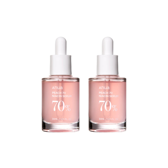 Wholesale ANUA - Peach 70 Niacin Serum - 30ml 2ea Set | Carsha