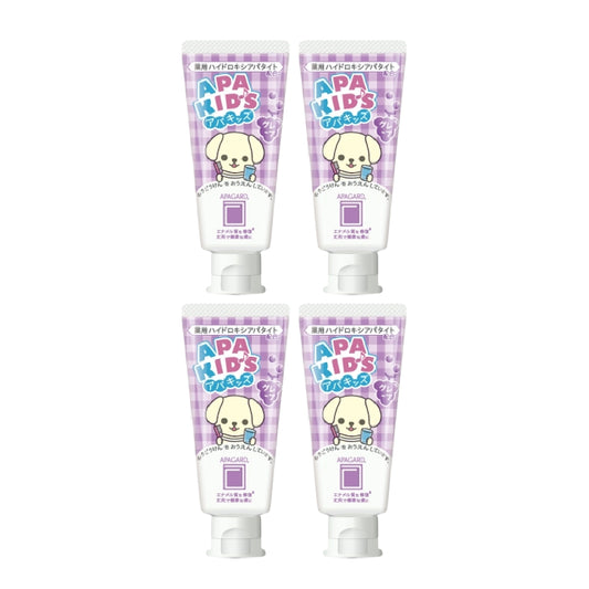 Wholesale APAGARD - Apa-Kids Toothpaste Grape - 60g 4ea Set | Carsha