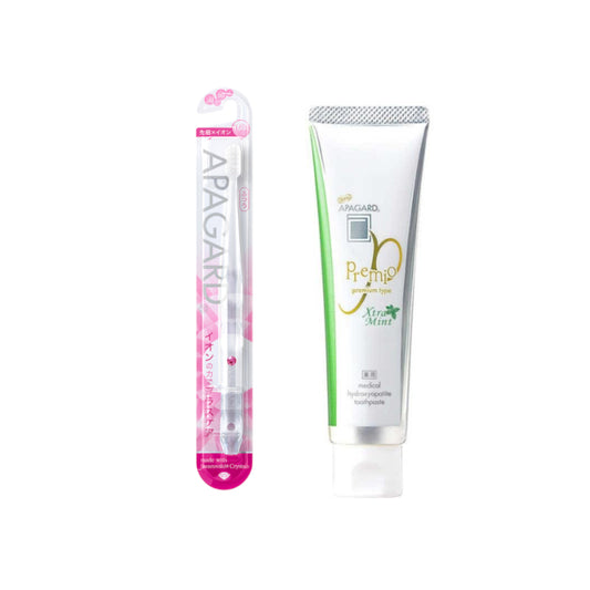 Wholesale APAGARD - Premio Xtra Mint - 105g 1ea + APAGARD - Crystal Toothbrush - 1pc - Random Color 1ea Set | Carsha