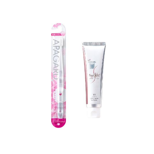 Wholesale APAGARD - Smokin' Toothpaste - 53g 1ea + APAGARD - Crystal Toothbrush - 1pc - Random Color 1ea Set | Carsha