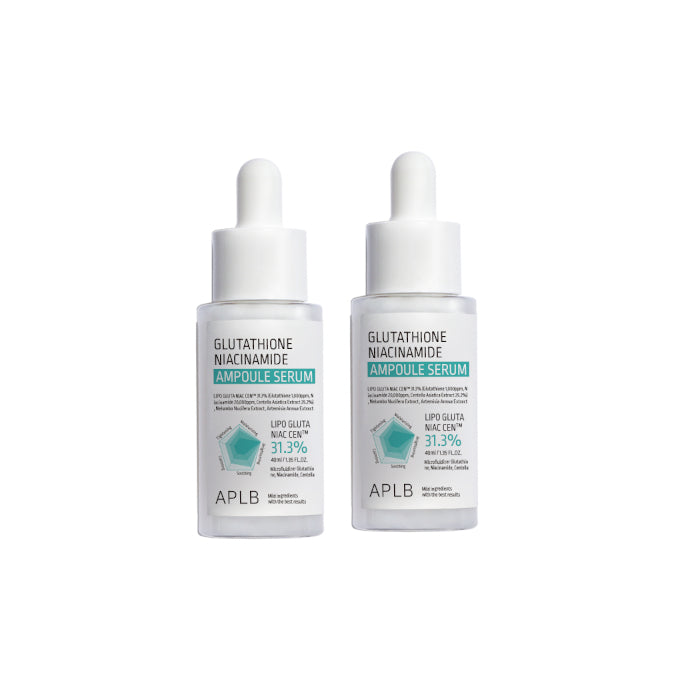 Wholesale APLB - Glutathione Niacinamide Ampoule Serum - 40ml 2ea Set | Carsha
